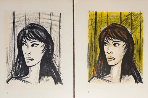 Bernard buffet color b - buffet, b&w
