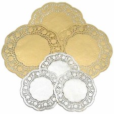 Doileys Metallic Gold & Silver