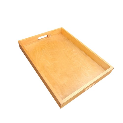 Large wooden serving tray - wooden,