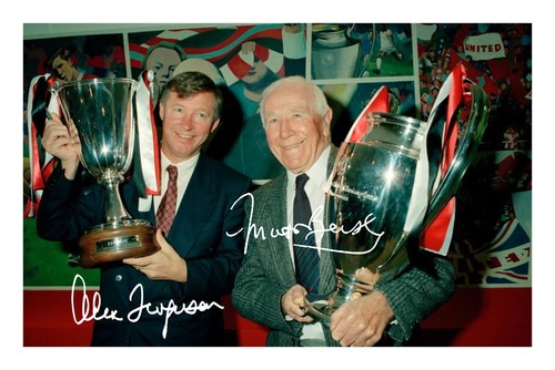 Sir alex ferguson matt busby - &,
