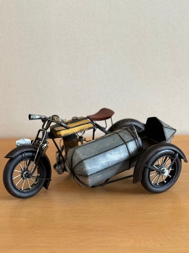 Tin vintage motorcycle - tin,