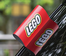 TAG YOUR CAR Car tag label decal funny sticker car exterior styling lego