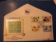 Benham FDC AUSIPEX 84. FIRST DAY COVER. FREE POSTAGE IN UK FIRST DAY COVER