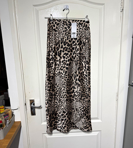 Leopard print midaxi skirt - leopard,