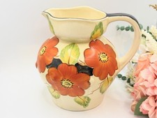 Vintage Art Deco Floral Jug