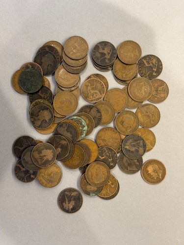 Job lot old - job, coins