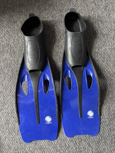 Flippers blue black scuba - flippers,