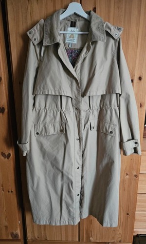Joules beige brampton trench - beige,