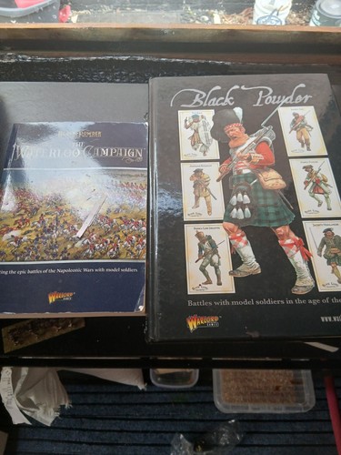 Two black powder wargaming - black,