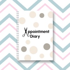 2026 Hairdresser or Barber Appointment Diary, Page per Day, Design 84