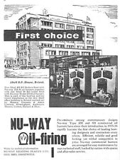 1961 Advert 'NU-WAY' Commercial Oil-Fired Heating Burners Small Print Ad 488/31
