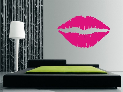 Lips wall art - wall, stickers