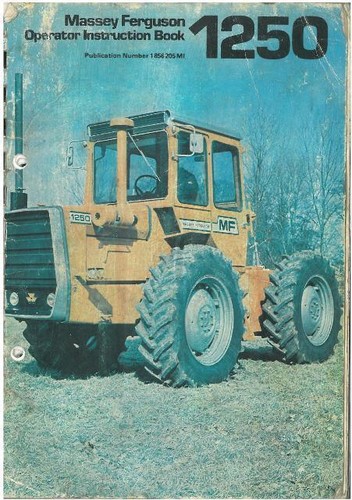 Massey ferguson tractor mf1250 - massey,