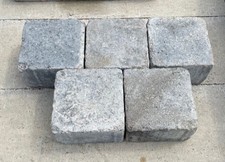 BRADSTONE WOBURN RUMBLED 134x134x80MM GRAPHITE BLOCK PAVING - BARGAIN!!