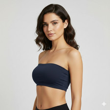 NEW LADIES PLAIN BOOB TUBE