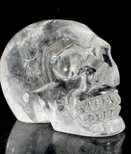 Large Clear Quartz Skull 100%