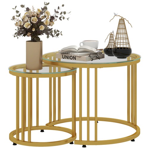 Homcom pieces round - pieces, nesting