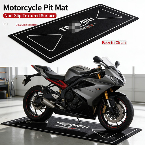 Motorcycle mat garage - mat, carpet