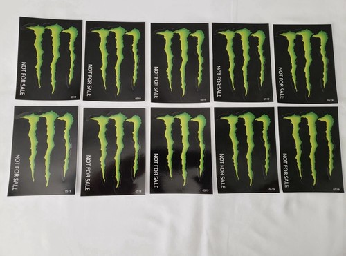 Monster energy stickers - 10,