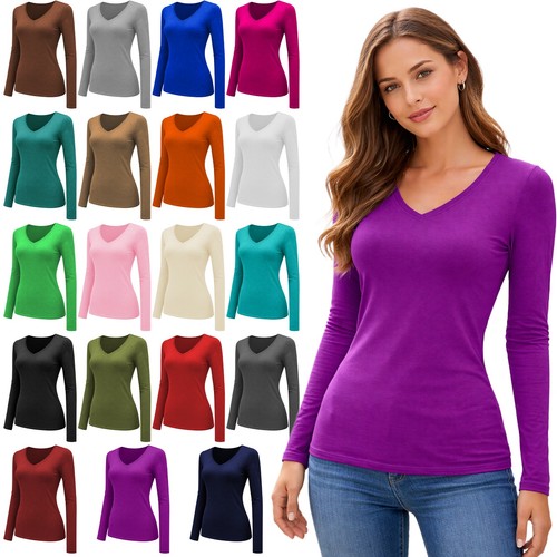 Womens neck shirt long - neck,
