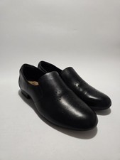 Clarks Leather Slip-On Shoes Comfort Cushion Women's UK Size 6.5 D Black