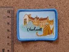 National Trust CHARTWELL House with Cat Charity Cloth Patch