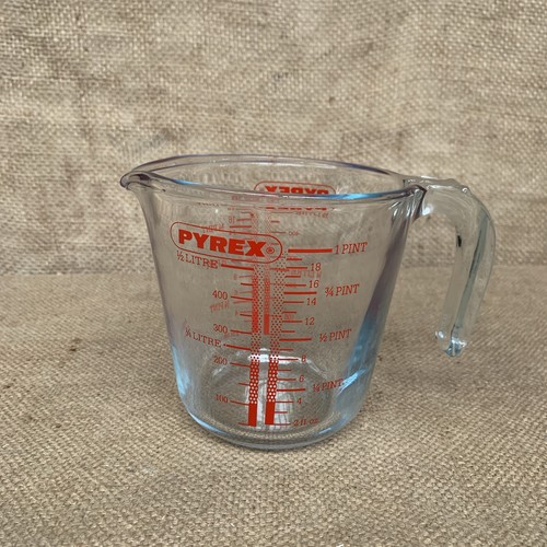 Pyrex pint measuring - pyrex,