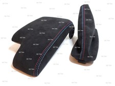 BMW 3 SERIES E46 M3 E46 ALCANTARA CENTRE CONSOLE ARMREST & HANDBRAKE COVER TRIM