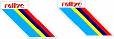 PEUGEOT 106 RALLYE CLASSIC DECALS STICKER x2