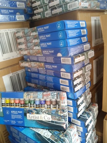 Acrylic paints set hobby - acrylic,