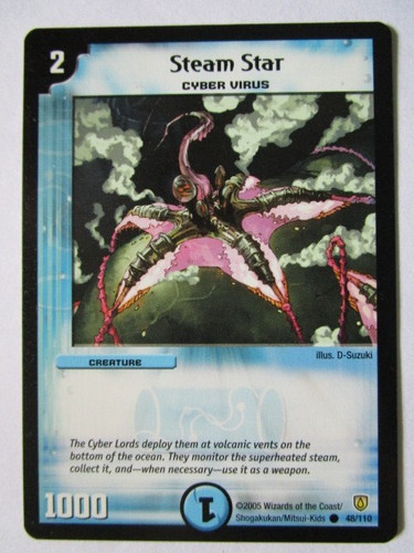Duel masters steam star - duel,