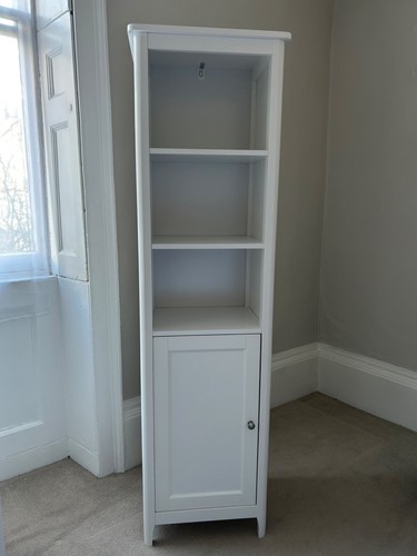 White tallboy bathroom - tallboy,