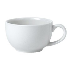 Churchill China Set of 6 White Porcelain Cafe Cappuccino Cups 6oz / 170 ml