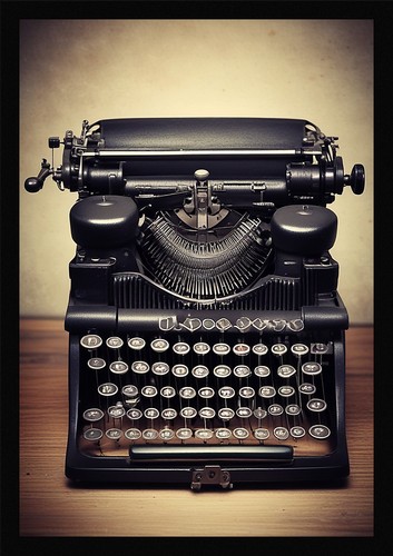Intimate vintage typewriter - vintage,