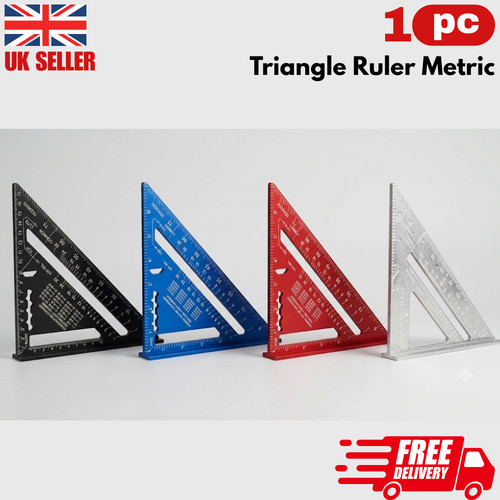 Triangle ruler metric - 7",