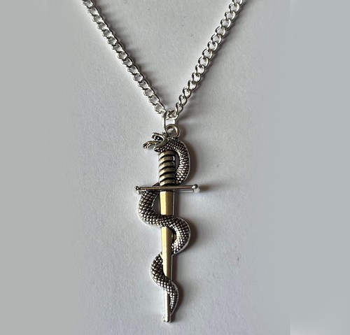 Silver sword snake gothic - sword,
