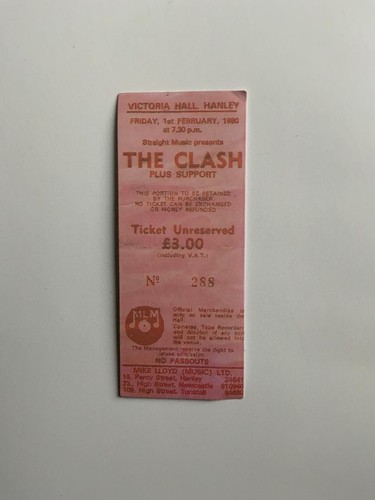 The clash victoria hall 1980 - clash,