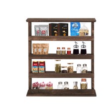 4Tier Wooden Floating Shelf