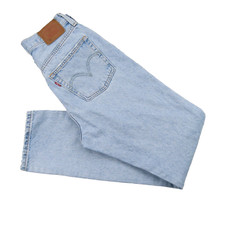 Levis 501 BIG E Womens Jeans Straight Leg jewels Blue SZ 27X32 (T8580)