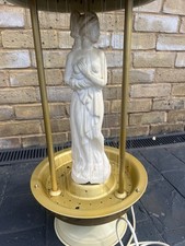 Vintage Lady in the Rain - Oil Lamps