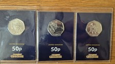 Set of 4 Olympic 50p Brilliant