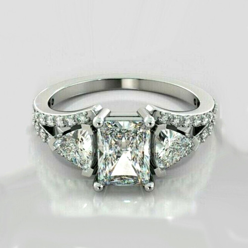Radiant cut diamond three - radiant,