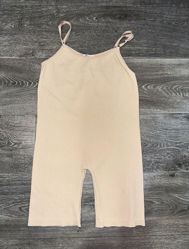 Zara beige ribbed scoop neck - zara,