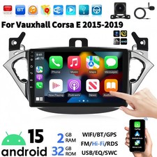 For Vauxhall Corsa E 2015-19 Android 15 Car Stereo Radio Carplay GPS Navi WIFI