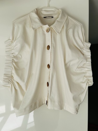 Zara ladies cream gilet - zara,