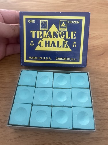 Triangle blue cue chalk - blue,