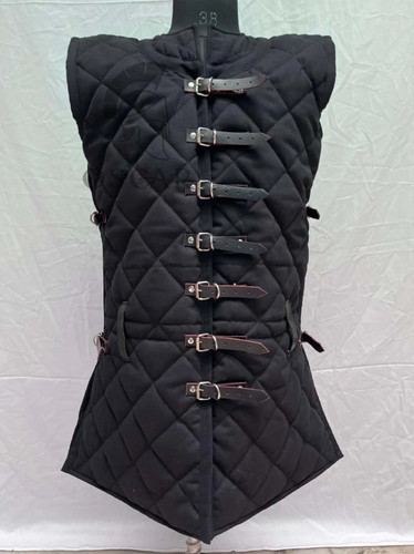 Medieval sleeveless gambeson - medieval,