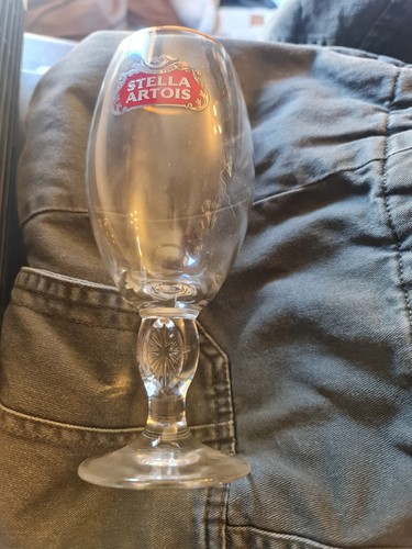 Stella half pint chalice glass - pint,