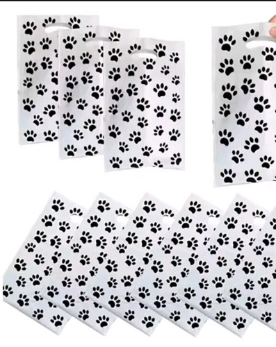 Dog paw loot bags - dog, animal