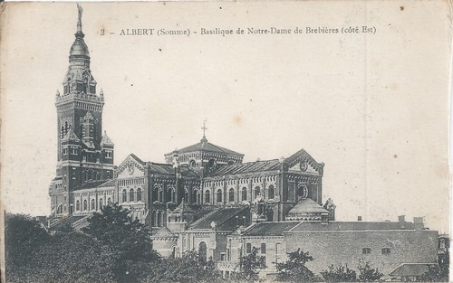 Postcard world war 1 albert - war,